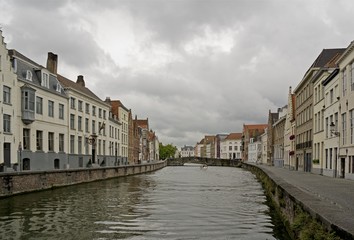 Fototapeta premium Water Canals in Brugge