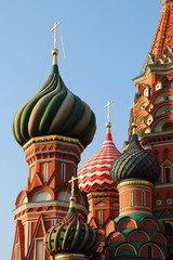 Fototapeta na wymiar san basil church in Moscow