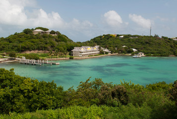 Naklejka premium Antigua Long Bay