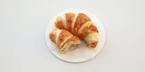 Brioches Croissant 3d