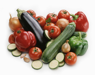 Légumes pour une ratatouille