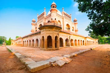 Fotobehang Safdarjung& 39 s Tomb in reconstructie. India, Delhi © PerfectLazybones