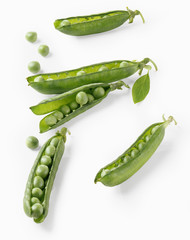 Petits pois en cosses