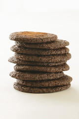 Fototapeta na wymiar Pile de cookies au chocolat