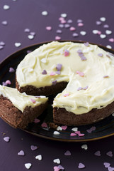 Gâteau aux deux chocolats