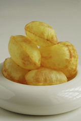 Pommes de terre soufflées 