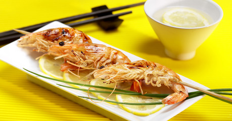 gambas grillées