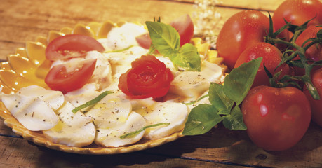 tomates mozzarella