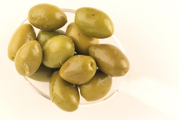 cuillére d'olive  vertes à la citronelle