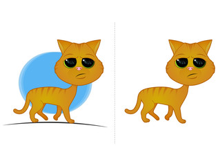 Orange Tabby Cat Cartoon