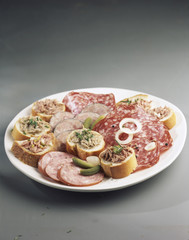 assiette de charcuterie