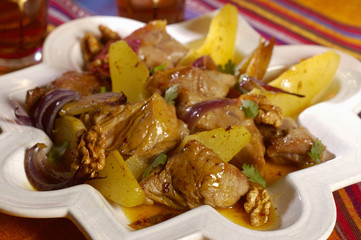 tajine de veau aux poires