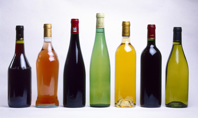 Bouteilles de vin