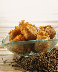 Beignet de pomme de terre au cumin