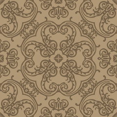 seamless damask wallpaper background