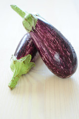 Pair of eggplant