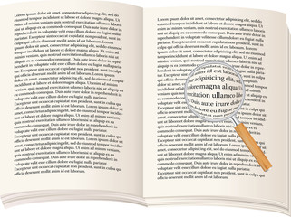 Naklejka premium book inside