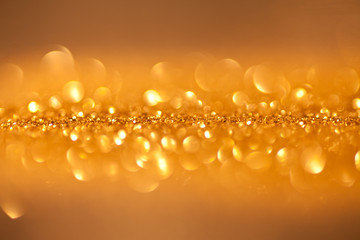 twinkled background - christmas golden