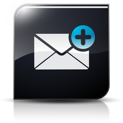 Symbole glossy vectoriel e-mail/sms/mms