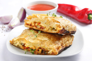 cakes with vegetables