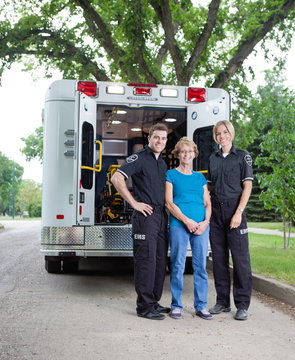 Ambulance Staff with Patient