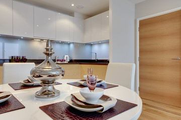 Modern open plan dining kitchen