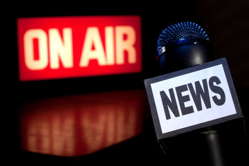 News Microphone On-Air