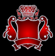 Familienwappen Blanko