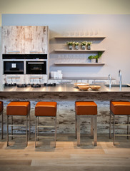 interior of modern kitchen