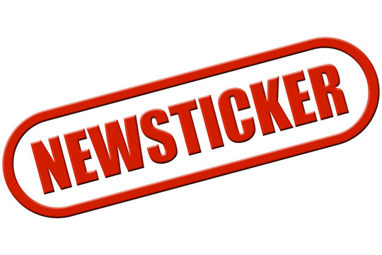 Stempel rot rel NEWSTICKER
