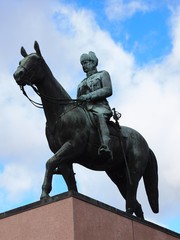 Statue of Mannerheim in Helsinki