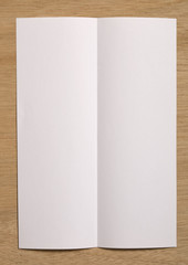 Folded Blank Paper