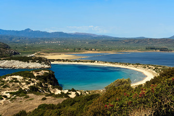 Voidokilia beach, Peloponnese, Greece