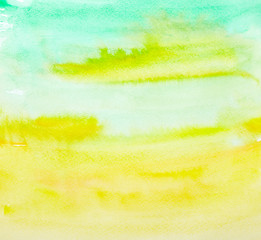 color strokes watercolor painting art