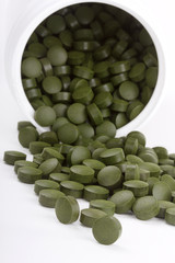 Pyrenoidosa, Vulgaris, Spirulina, Presslinge