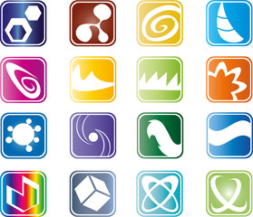 Logos, Zeichen, Symbole, Design, Elements