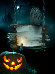 design background for Halloween party