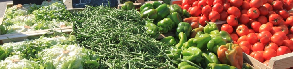 Légumes au marché