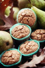 muffins with pear