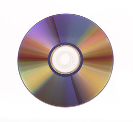 Cd isolated on white