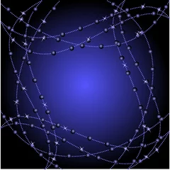 Photo sur Plexiglas Abstraction classique blue ball