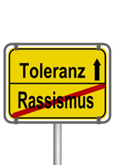 Toleranz vs Rassismus