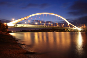 Fototapeta na wymiar Barqueta Bridge, Sevilla