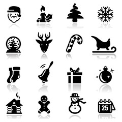 Icons set Christmas