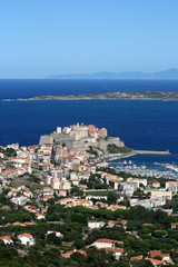 Fototapeta na wymiar ville de Calvi, Balagne, Wyścigi, Korsyka