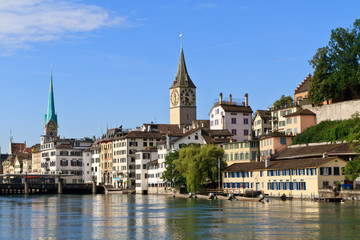 Fototapeta na wymiar Zurich Cityscape, Switzerland