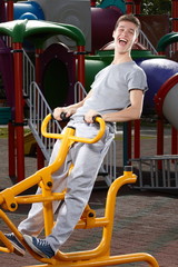 Having fun