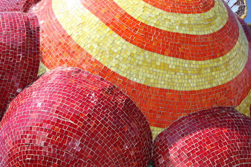 Abstract Glass Tiles