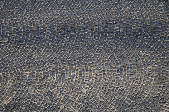 cobbled stone pavement