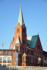 Obraz premium Gustaf Adolfskirche in Hamburg
